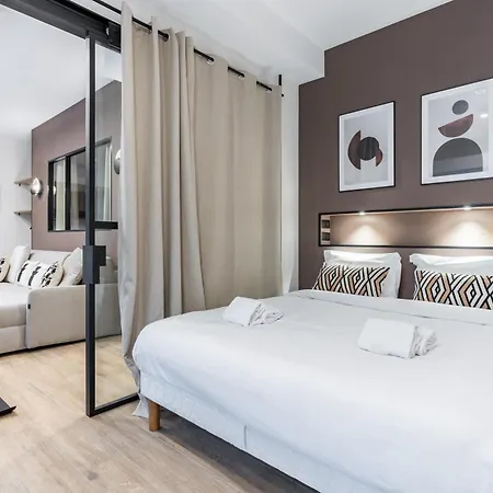 Appartamento Design En Duplex 2br à Oberkampf Parigi